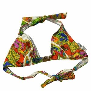 Colorful Trina Turk Bikini Top (Large)